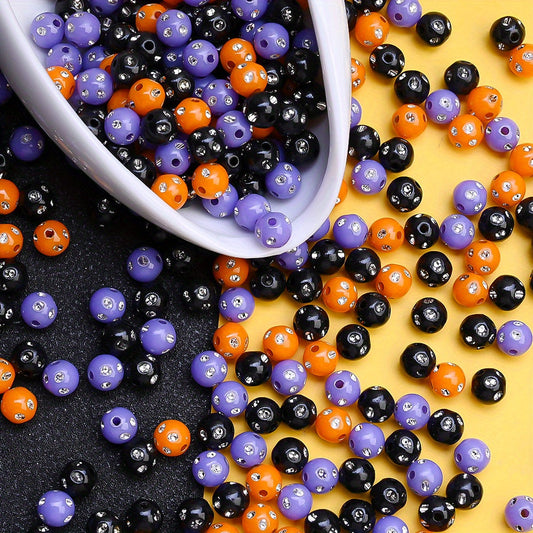 Colored Round Acrylic Beads