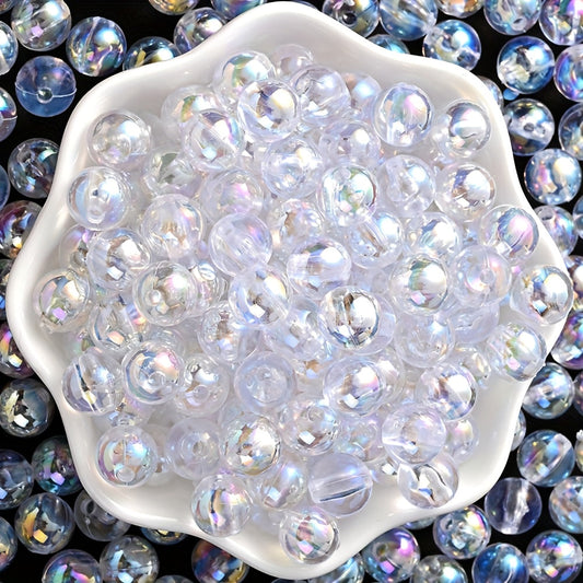 Clear Acrylic Round Beads