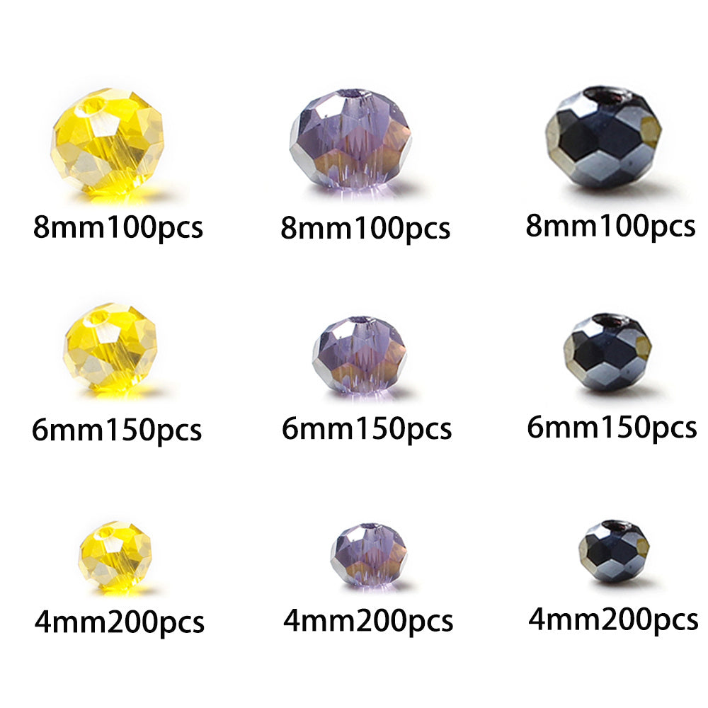 Mixed Christmas and Halloween Glass Bead Set