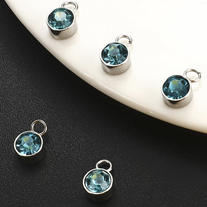 Birthstone Alloy Pendants