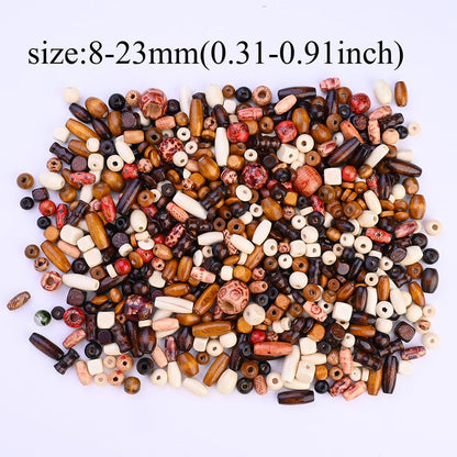 Mixed Irregular Wooden Beads