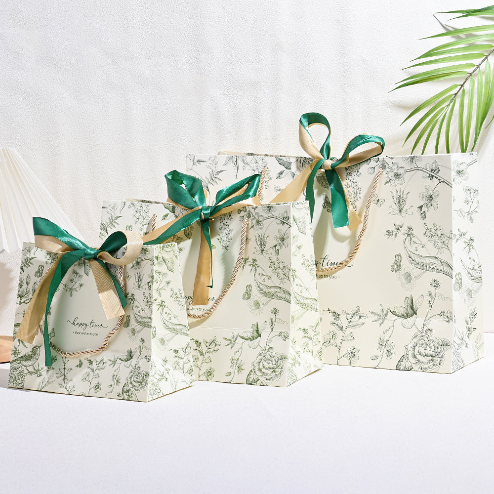 White Cardboard Tote Gift Bags