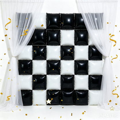 Double Side Square Foil Balloon Set