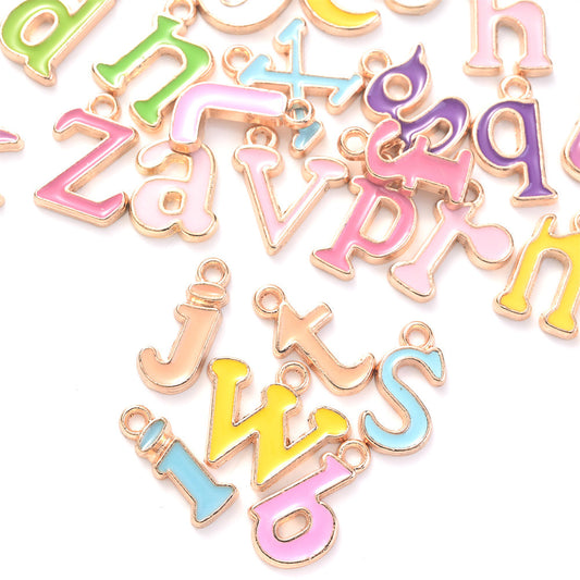 A-Z Letter Alloy Pendant Charms