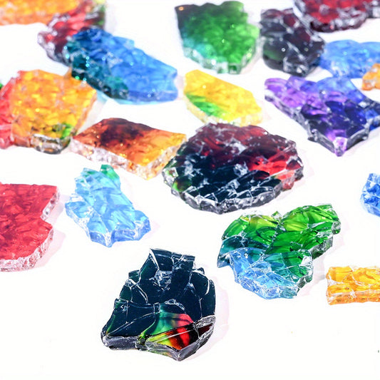 Vibrant Colored Ice Fragment Beads