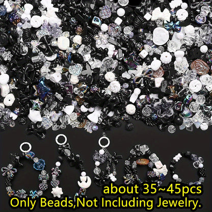 40g/bag Summer Color Acrylic Mixed Beads