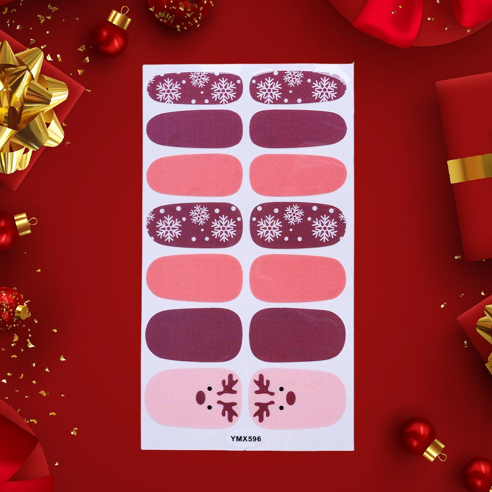 1 Sheet Christmas Nail Wrap Stickers