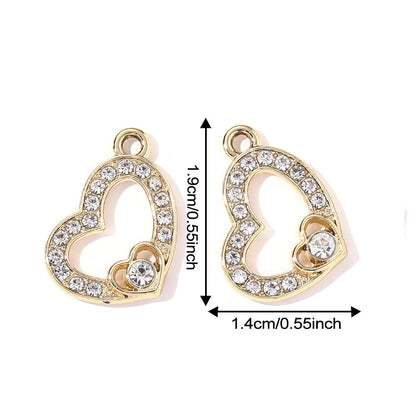 Valentine’s Day Heart Alloy Pendants
