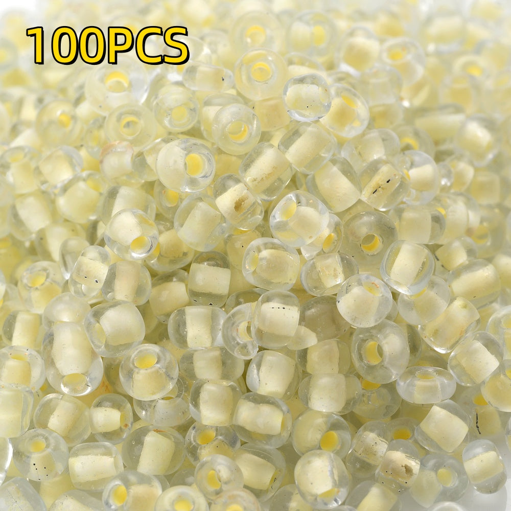 100pcs 4mm Vibrant Czech Glass Seed Beads