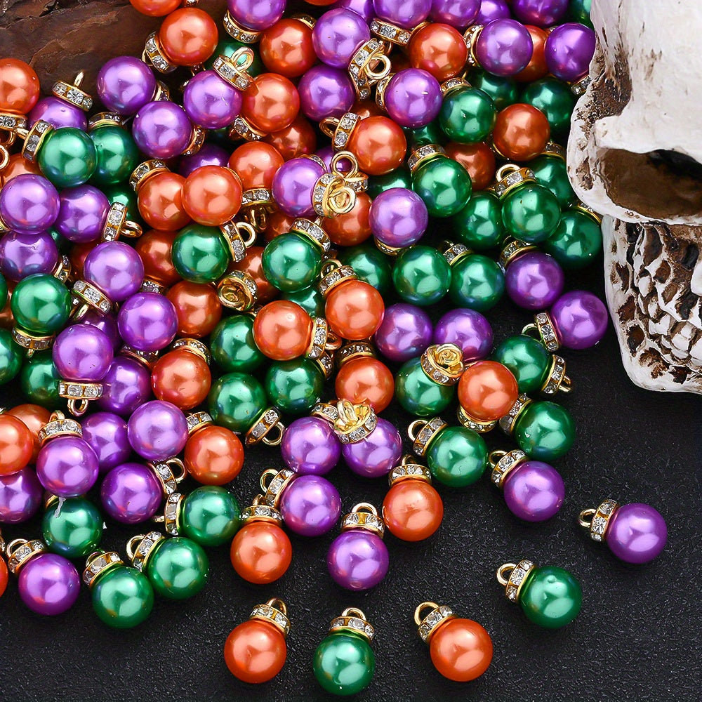 30pcs/set Halloween Christmas Imitation Pearl Pendant Beads
