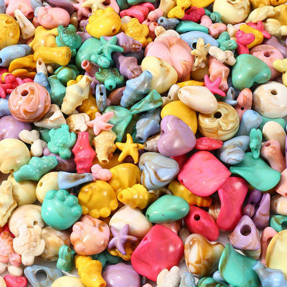 Ocean Style Acrylic Beads
