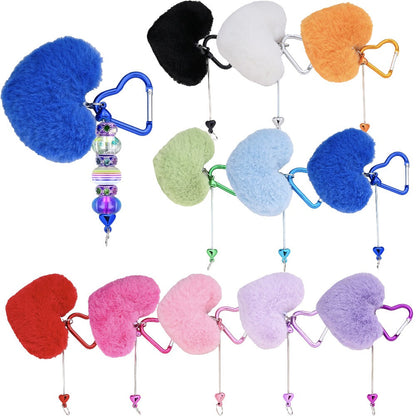Heart Pom Pom Keychain Making Kit