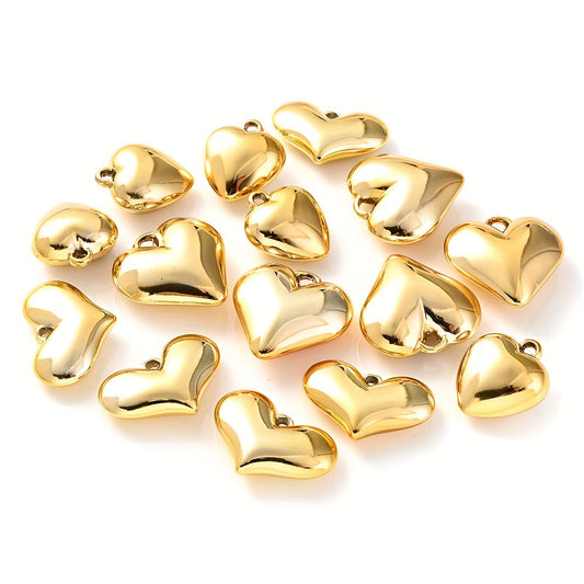 Gold Heart Pendants