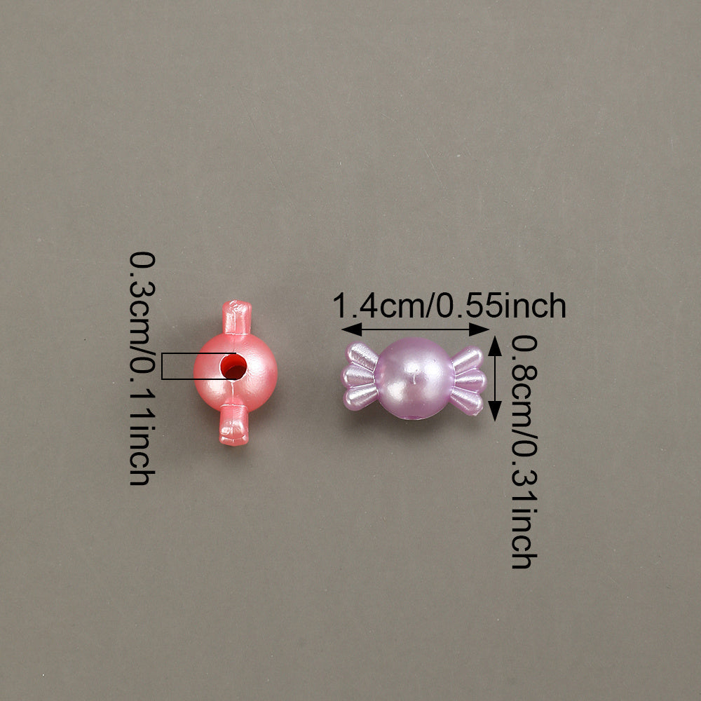 Candy Shape Light Acrylic Beads