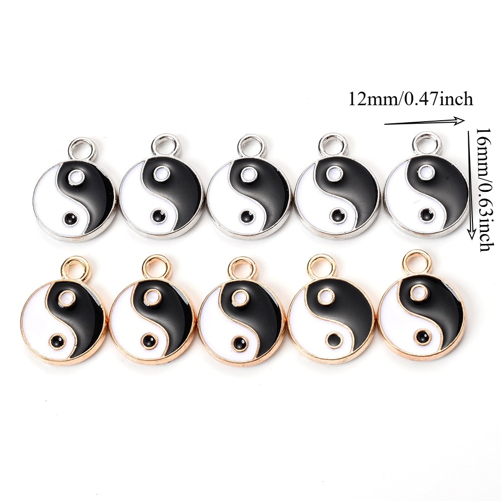 Yin Yang Alloy Pendants