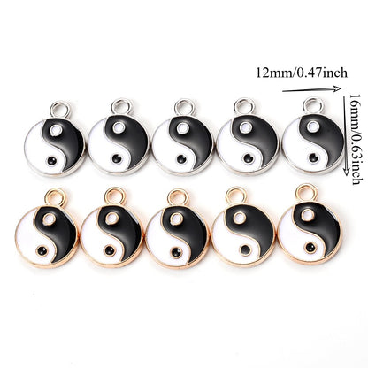 Yin Yang Alloy Pendants
