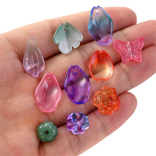 Mixed Style Glass Loose Beads