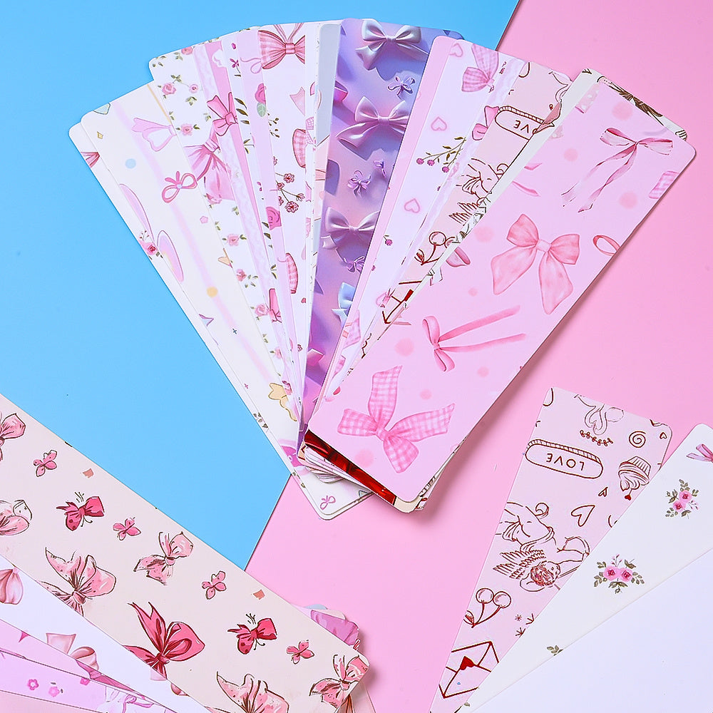 Coquette Pink Bow Bookmarks