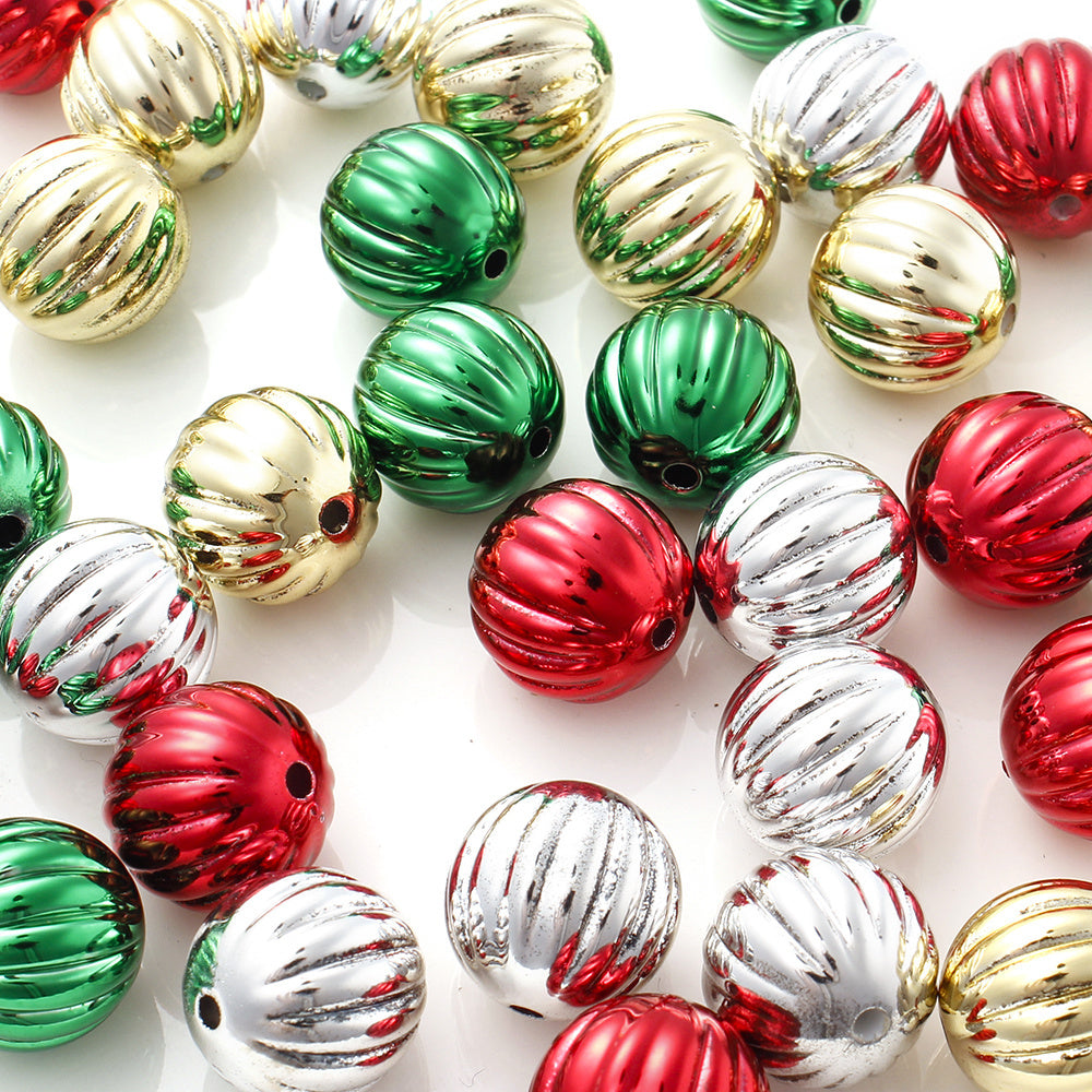 10pcs/set 16mm Christmas Resin Bubble Gum Beads