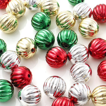 10pcs/set 16mm Christmas Resin Bubble Gum Beads
