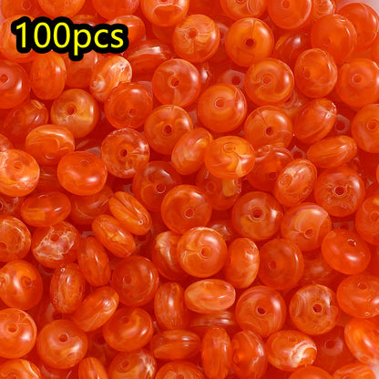 Yellow Lemon Acrylic Beads