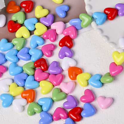 Pink Love Acrylic Beads