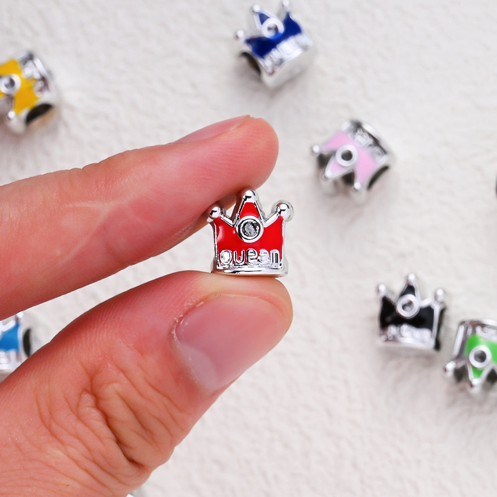 20pcs/set Tiny Crown Bear Heart CCB Beads