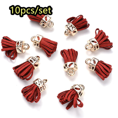 Fashion Mini Colorful Fringe with Golden Cap