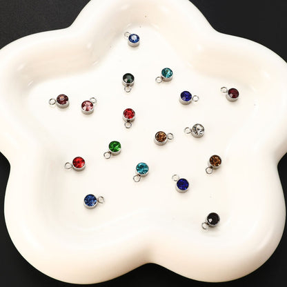 Birthstone Alloy Pendants