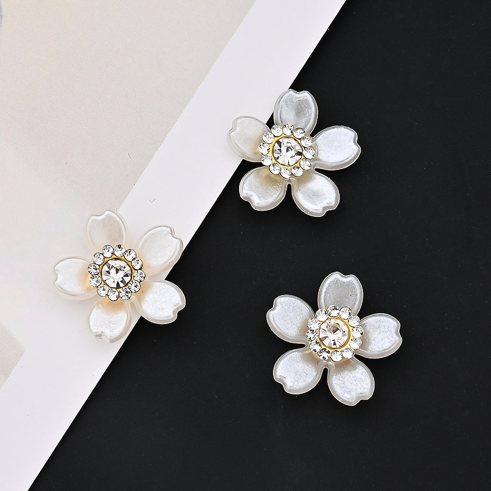 Hexagonal Golden Lace Flower Beads