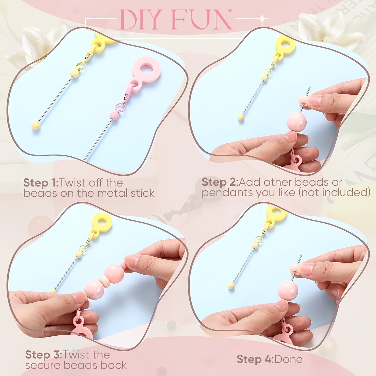 Beadable Cup Charms