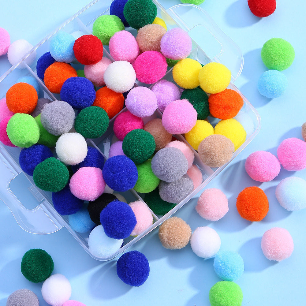 Rainbow Pom Pom Balls