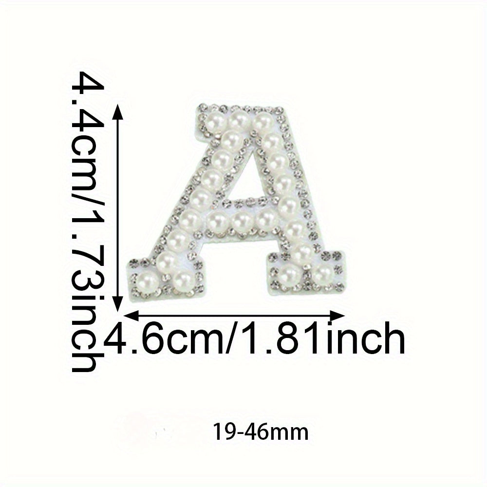 Alphabet Flatback Decorative Bead