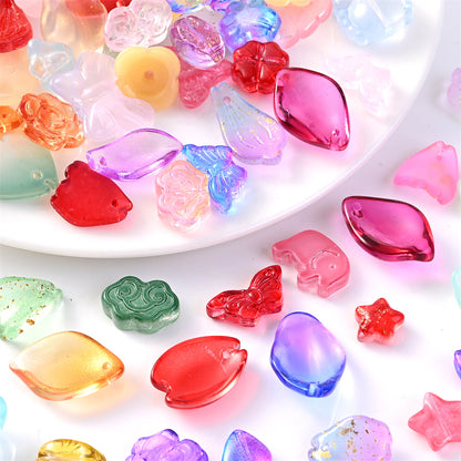 Mixed Style Glass Loose Beads