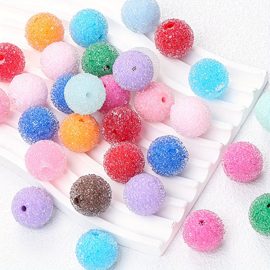 Mixed Color Round Resin Beads