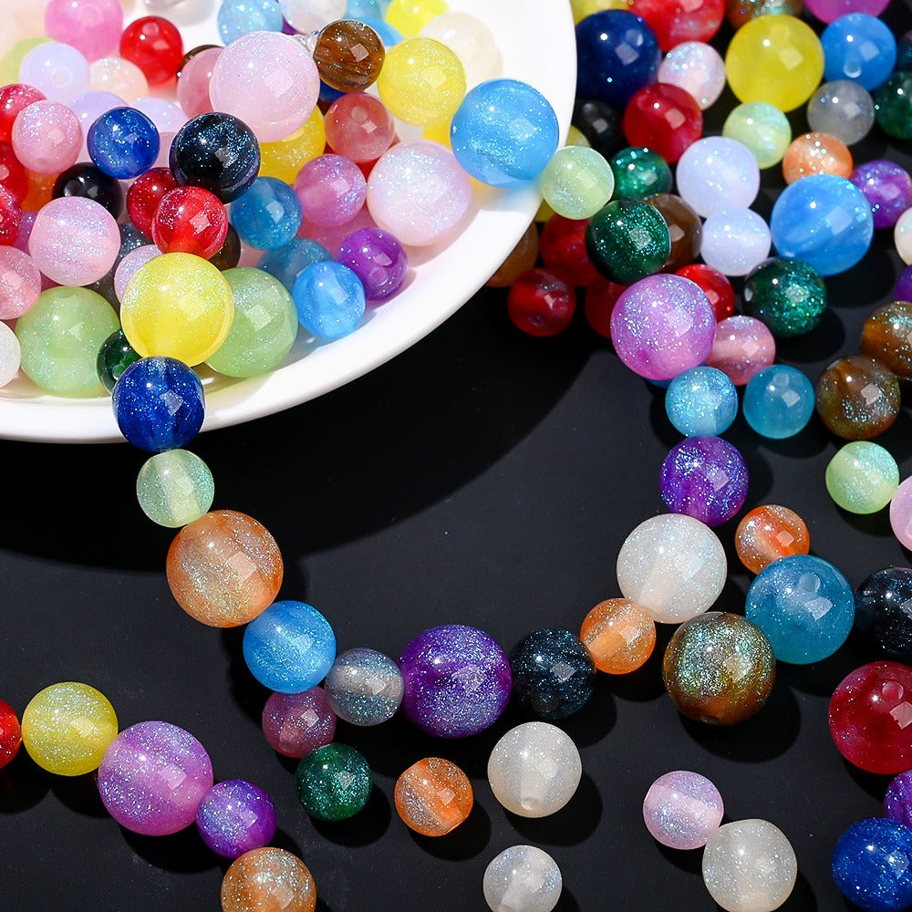Starry Sky Glitter Beads