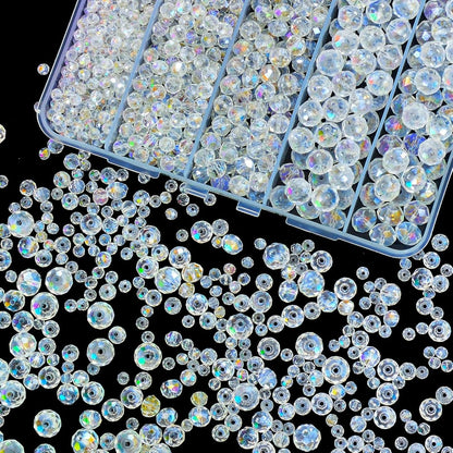 Sparkling Crystal Spacer Bead Set