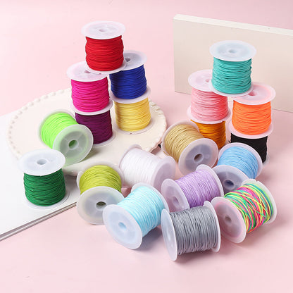 20m 0.8mm Colorful Nylon Chinese Knot Cord