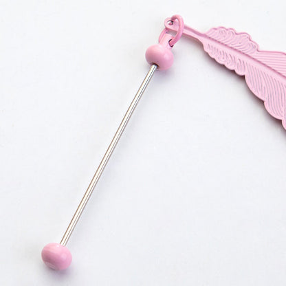 Creative Beadable Feather Blank Bookmarks Set