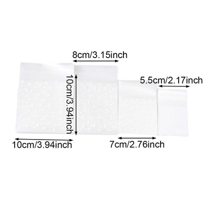 Frosted Self-Sealing Jewelry Bags