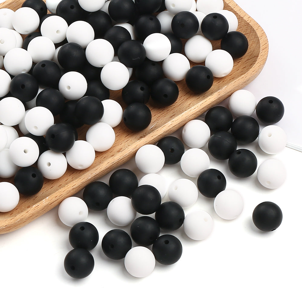 Round Silicone Spacer Beads
