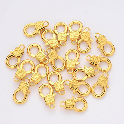 Mixed Color Metal Lobster Clasps