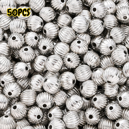 Vintage CCB Pumpkin Beads