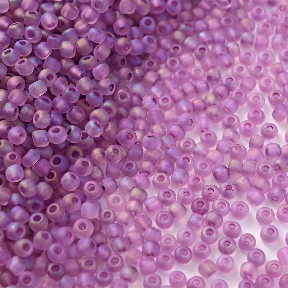 Colorful Frosted Seed Beads