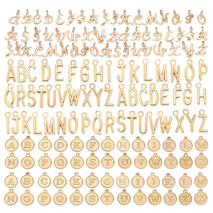 78/156PCS A-Z Alloy Letter Pendant Set