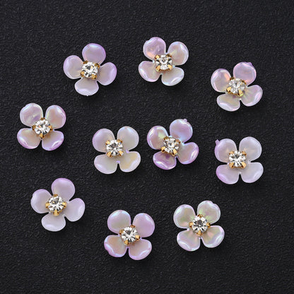 Gradient Flower Acrylic Beads