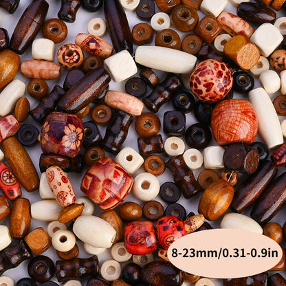 Mixed Irregular Wooden Beads