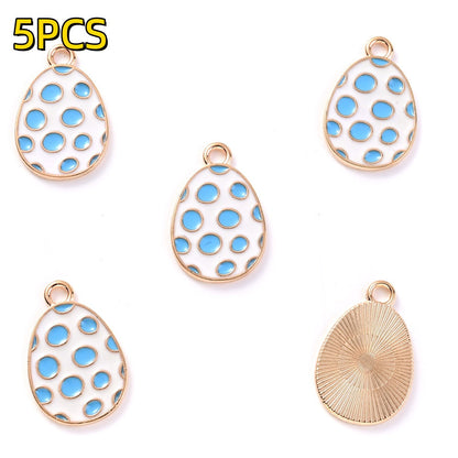 Easter Egg Alloy Pendants