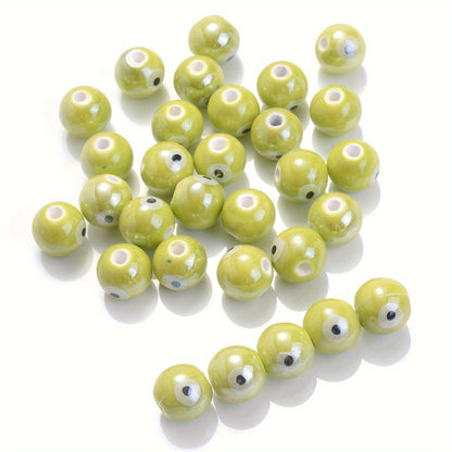 10PCS 10mm Multicolor Ceramic Bead Set