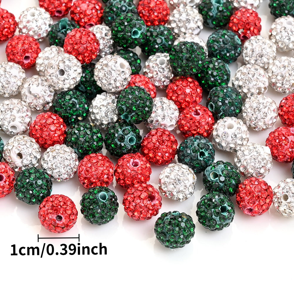 Christmas Resin Ball Beads